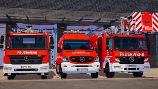 Emergency Call 112 - Bochum Firefighters and Fire Brigade Truck Rapid on Duty! 4K