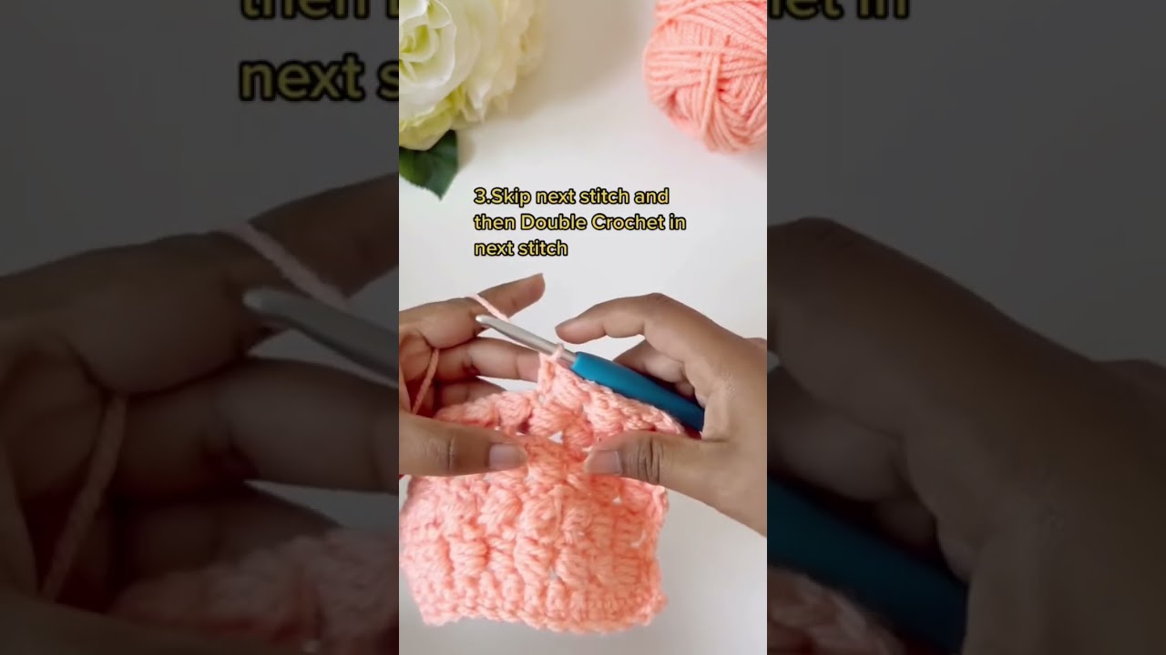 How to crochet bead stitch | Crochet bead stitch tutorial for beginners