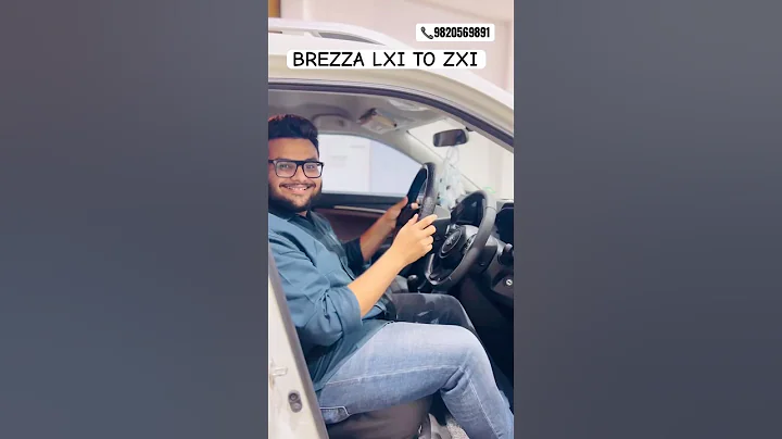 BREZZA LXI TO ZXI MODIFICATION WITH STEERING,ORVM,REAR HEADREST🔥😍📞9820569891 #brezza #brezzalxi