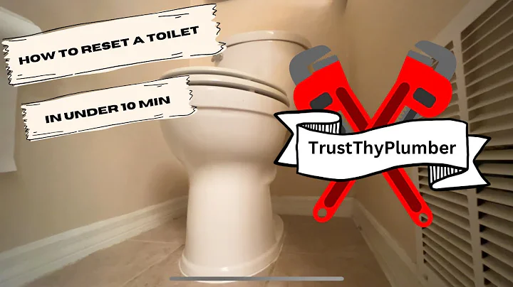 Reset a Toilet in Under 10 Min!!