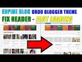 Fast Loading Fixed Header Jameel Urdu Blogger Template | Enpine Blog Urdu Template for Blogger | TB