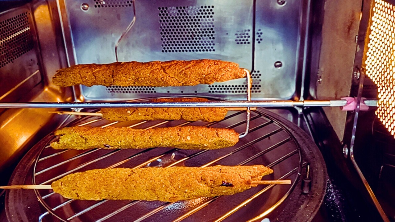Amazing Microwave recipe Soya Seekh Kabab | Oil Free, Healthy, Time Saving Kabab |