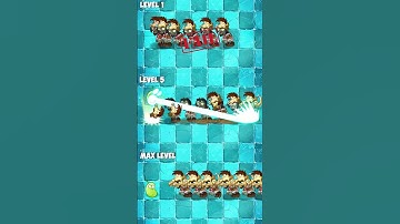 Pvz 2 challenge - Laser Bean with power up Vs 6 ice Zombies