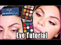 PUR x Rawbeautykristi Eyeshadow Palette Tutorial Easy Colorful Eyeliner