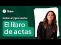 ¿Sabes como rellenar y presentar el libro de actas?  | Quipu Academy