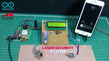 How To Make Laser Security System Using Arduino | GSM | Arduino Project