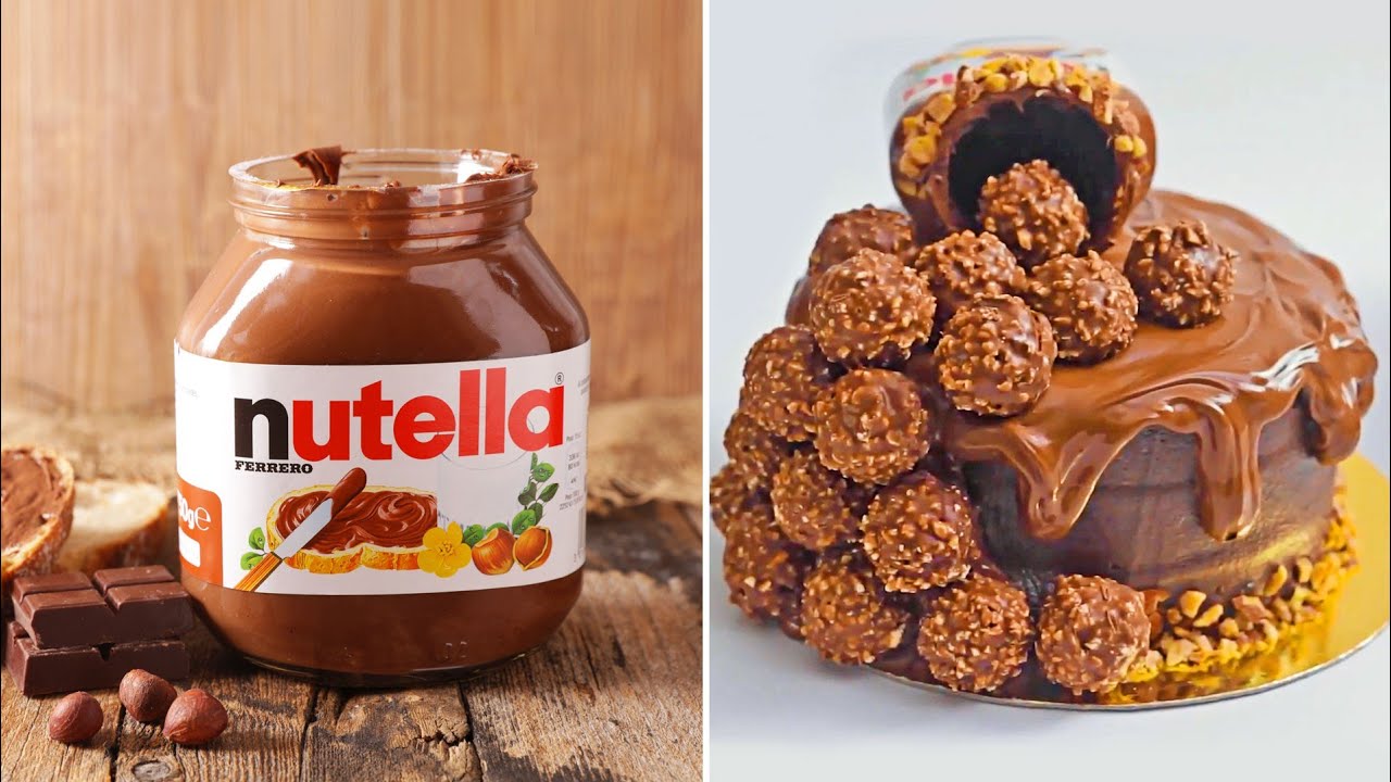 10+ AMAZING Nutella Dessert Recipes   Nutella Chocolate Cakes & Desserts