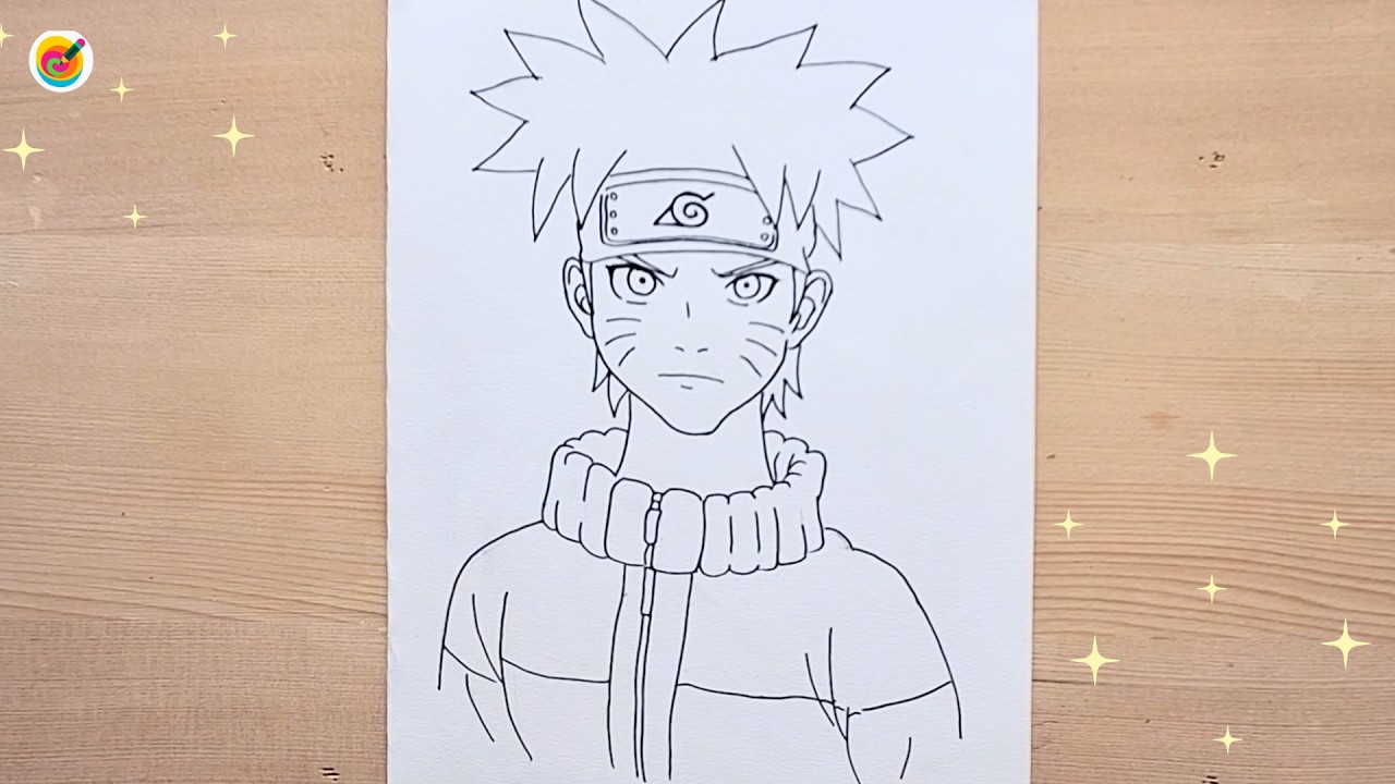 How to Draw Naruto Uzumaki | Easy Anime Drawing Step by Step
