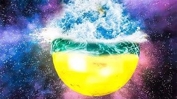 When you pour 999,999,999 gallons of water onto the sun