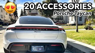 Top 20 Porsche Taycan Accessories You Must Have 😍【Taycan48】