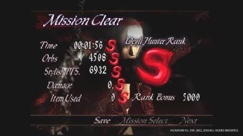 Devil May Cry 3:SE - Mission 1 - DMD Mode - ROYAL GUARD - No Dmg - SS Rank(PS4,Turbo)