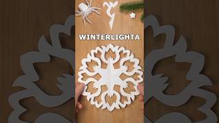 AMAZING SNOWFLAKE WINTERLIGHTA IN 30 SECONDS ❄️ | INCLART
