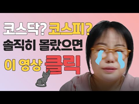 코스피와 코스닥 차이 이 영상 하나로 끝 Feat 친절한 설명 L 솔직히 모르면 클릭 고고 