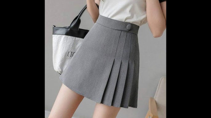 PASO A PASO!!! Mini falda linea A con cierre metálico, pretina