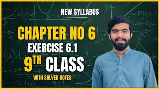 Class 9th Math New Book | Chapter 06 Exercise 6.1 | Q 3-6 | Part 2