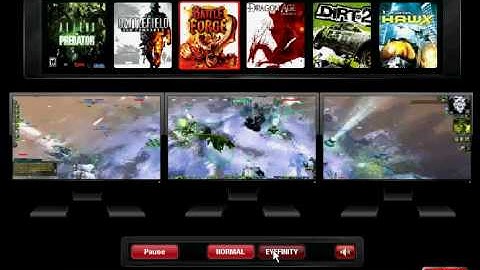 Démonstration ATI Eyefinity