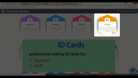 Id Cards | Online & Offline ERP School Software | My School My Software | 9550201984