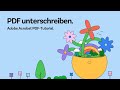 PDF unterschreiben mit Adobe Acrobat | Adobe PDF Tutorial