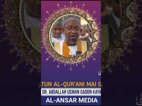 KARATUN AL QUR ANI MAI GIRMASuratus Safat 139 152Tare Da Dr Abdallah Usman Gadon Kaya
