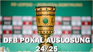 🔴 DFB Pokal Auslosung / LIVE