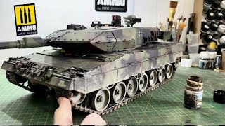 Celebrity RC TANK BEGINNERS GUIDE HENG LONG 1/16th LEOPARD 2A6 7.0 FUEL STAINS & WET EFFECTS WITH AMMO by MIG Wealth