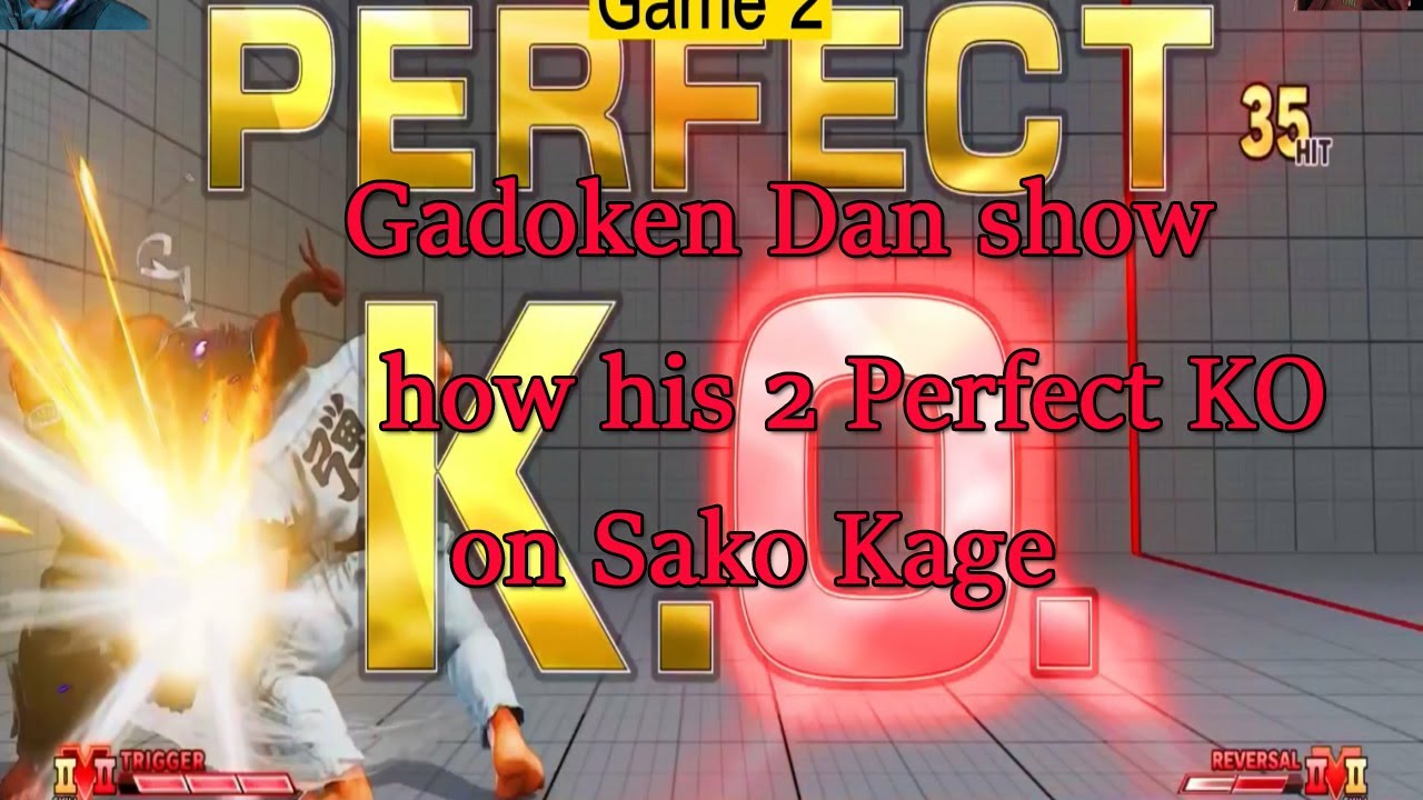 Dan show how he can Double Perfect KO Sako Kage. 丹太牛B的操作，直接给两个完美击倒给SAKO 尝一尝。