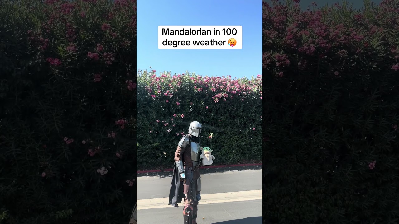 Mandalorian in the heat