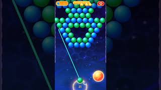 Space Whale. Mobile Bobble shooter game. Screen capture a level's gameplay. screenshot 1