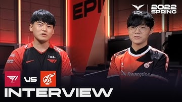 [Resolution Interview] T1 vs. KDF | 2022 LCK Spring Split