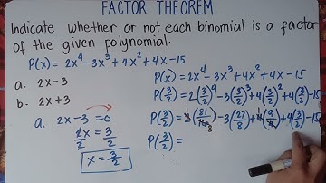 Factor Theorem | With Fractions | Explain in Detailed | Part 3 |