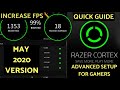 Razer Cortex Game Booster Advanced Setup For Gamers | INCREASE FPS|Reduce lag | Valorant Lag Fix