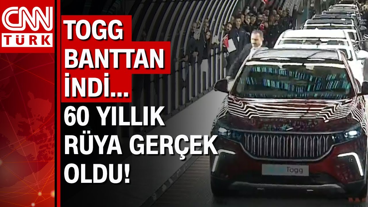 Gemlik'te tarihi gün... TOGG Banttan indi! Direksiyonda Cumhurbaşkanı Erdoğan vardı