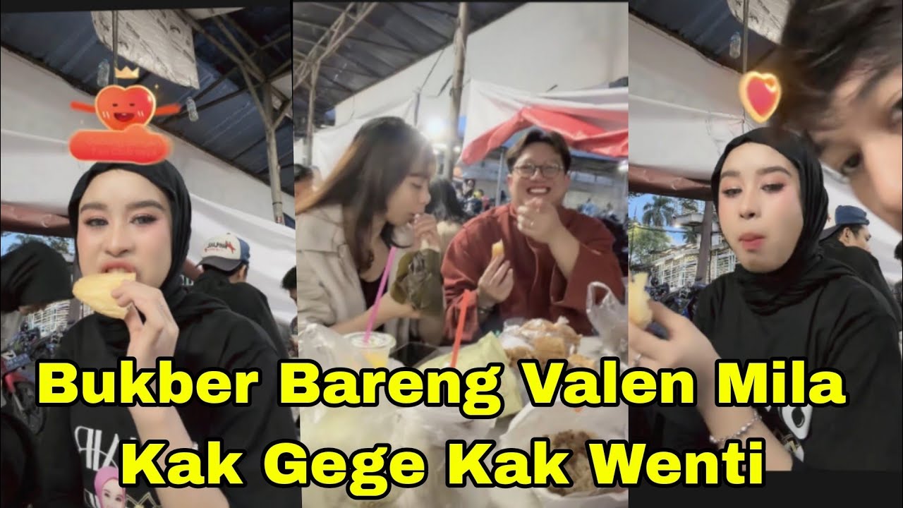 BUKBER BARENG VALEN SUAPI MILA, KAK GEG KKA WENTI GK MAU KALAH