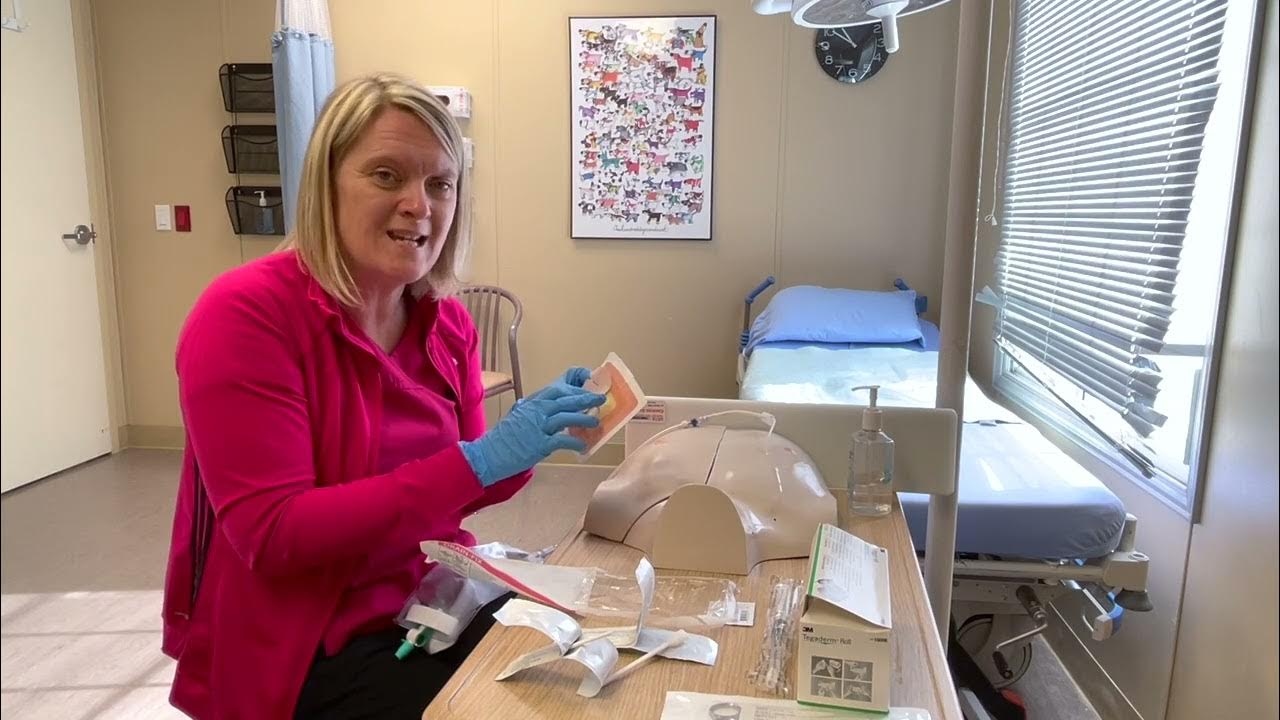 Percutaneous drain dressing change YouTube