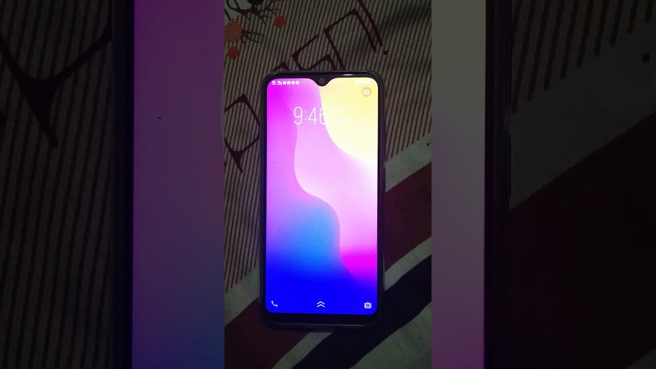 How to enable Vivo Y91 lock screen wallpaper - YouTube