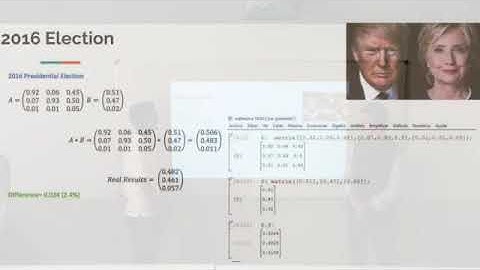 A Study on Election Forecasting and the Use of Matrices