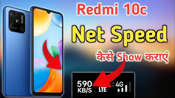 How to show net speed in Redmi 10c, Redmi 10c enable daily data used, redmi 10c net speed