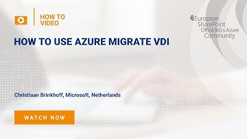How To use Azure Migrate VDI