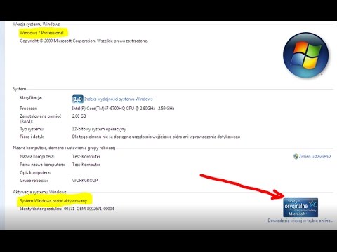 Wideo: Jak Aktywować System Windows 7