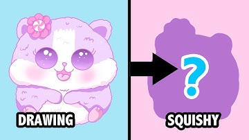 Turning My Drawings Into SQUISHIES #4