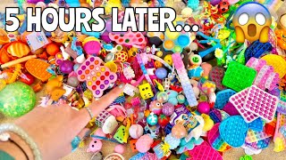 ORGANIZING MY GIANT FIDGET COLLECTION! 😱😳*ODDLY SATISFYING* Pop It + Squishmallow Collection Tour!