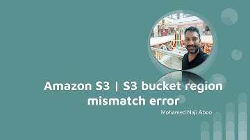 S3 bucket region mismatch error solution
