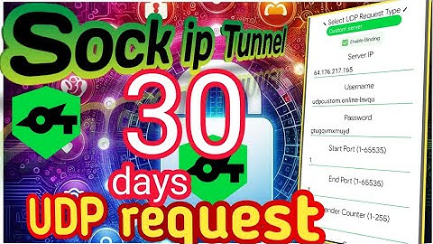 SOCKS IP Tunnel for UDP Requests | 30 days Premium UDP | Step-by-Step Guide
