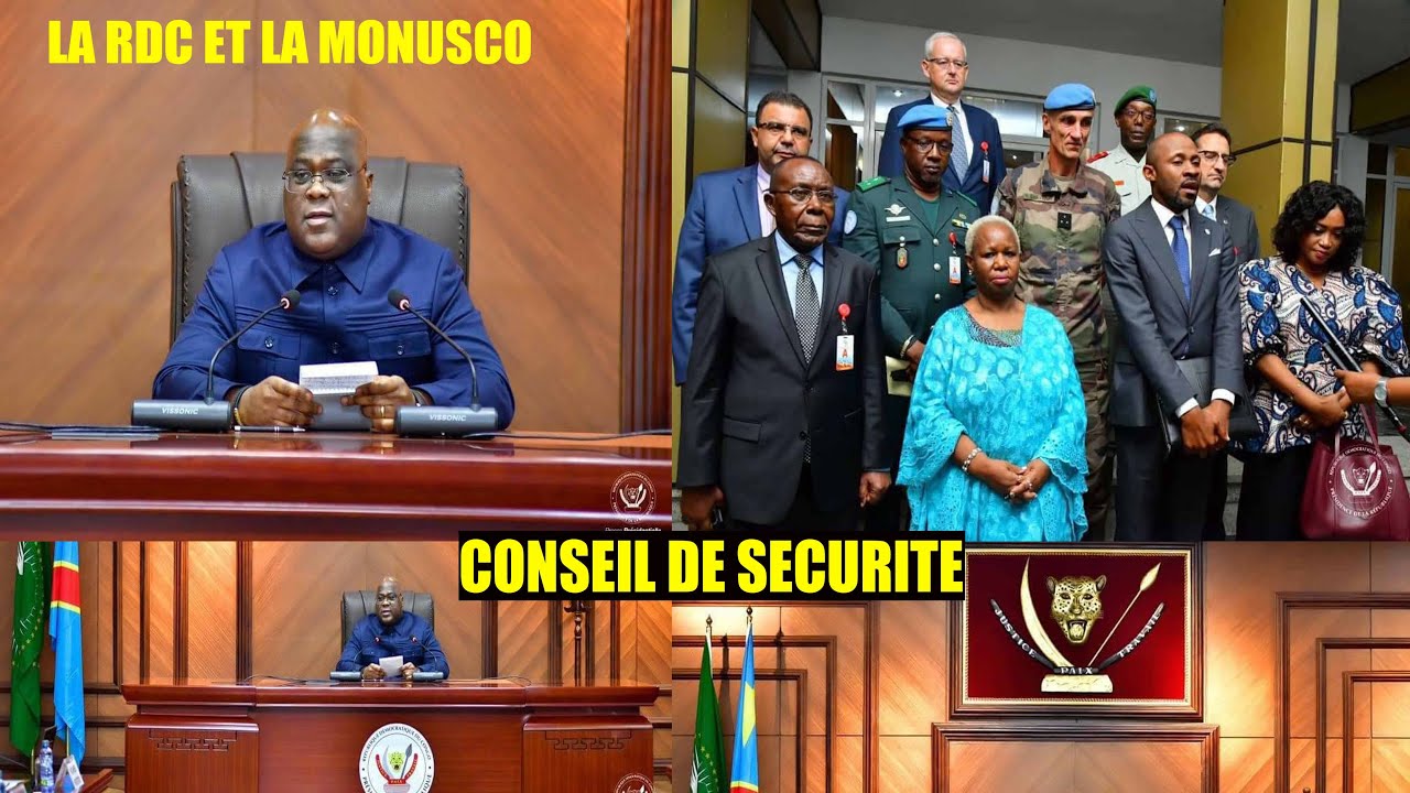 #Partenariat:la Rdc et la monusco-Pdt Felix Tshisekedi en Conseil de ...