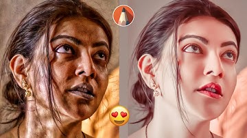 Oily Face Smooth Editing 🔥 | Smooth Skin HDR Secret Tricks | Photo Editing | Sketchbook Editing