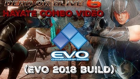 Dead or Alive 6: Hayate Combo Video (EVO 2018 Build)