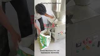 Floating Fish Feed Dryer