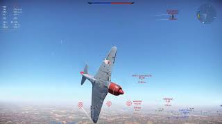 La-7 vs Bf 109 G-6 (High energy reversal)