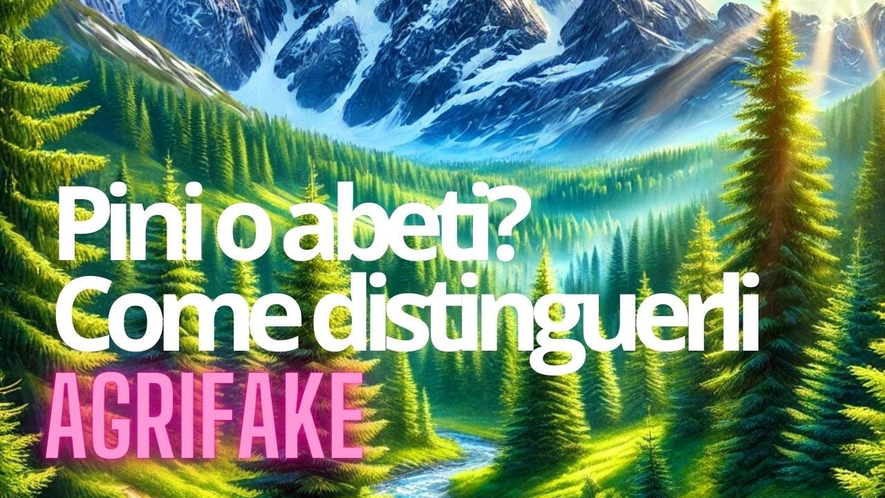 PINI O ABETI? COME DISTINGUERLI (Pino nero, pino silvestre, abete rosso, abete bianco, larice)