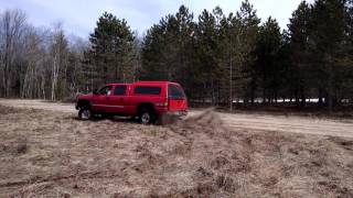 2004 GMC Sierra 2500 burnouts